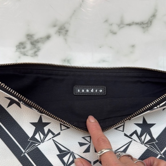 Sandro Geometric Star Clutch - Picture 3 of 5